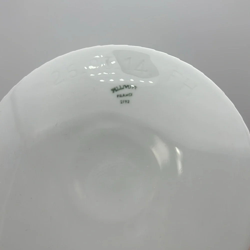 Pillivuyt Pleated White Ribbed Porcelain Souffles‎ Lot of 2